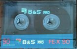 Compact Cassette B&S FE-X 90 Type I Normal Europe