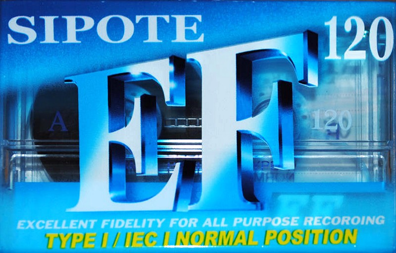 Compact Cassette Sipote EF 120 "C-120EFB" Type I Normal Europe