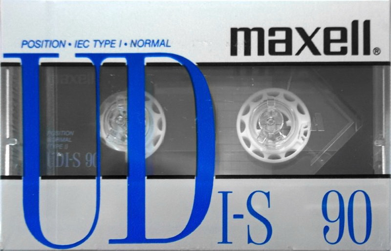 Compact Cassette Maxell UDI-S 90 Type I Normal 1986 Europe
