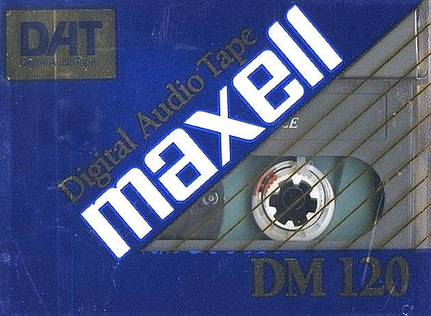 Digital Audio Tape Maxell 120 Type IV Metal 1989 USA