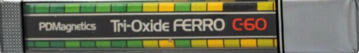 Compact Cassette PDM Tri-Oxide Ferro 60 Type I Normal 1981 Europe