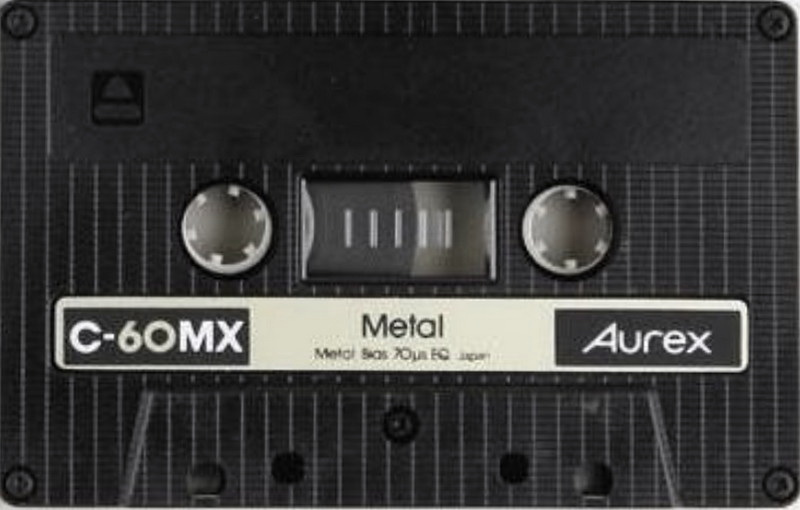 Compact Cassette Aurex MX 60 Type IV Metal 1980 Japan