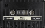 Compact Cassette Aurex MX 60 Type IV Metal 1980 Japan