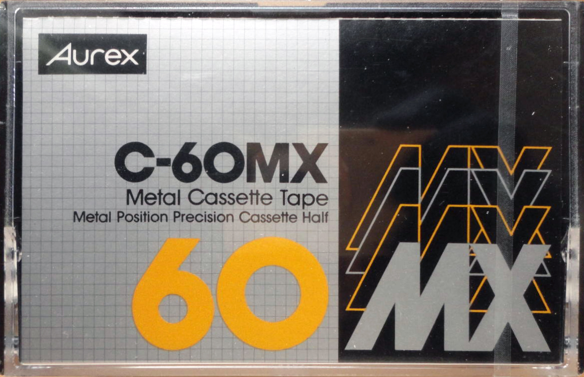 Compact Cassette Aurex MX 60 Type IV Metal 1980 Japan