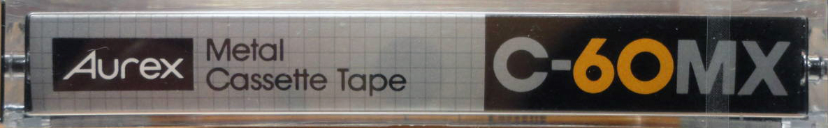 Compact Cassette Aurex MX 60 Type IV Metal 1980 Japan