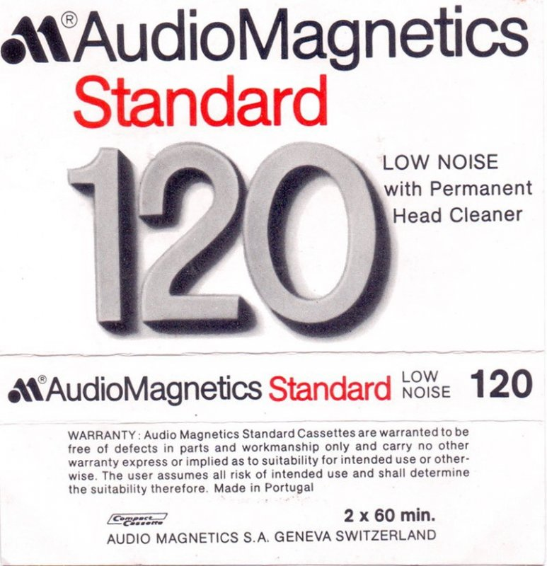 Compact Cassette:  Audio Magnetics - Standard 120