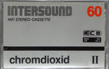 Compact Cassette Intersound 60 Type II Chrome Europe