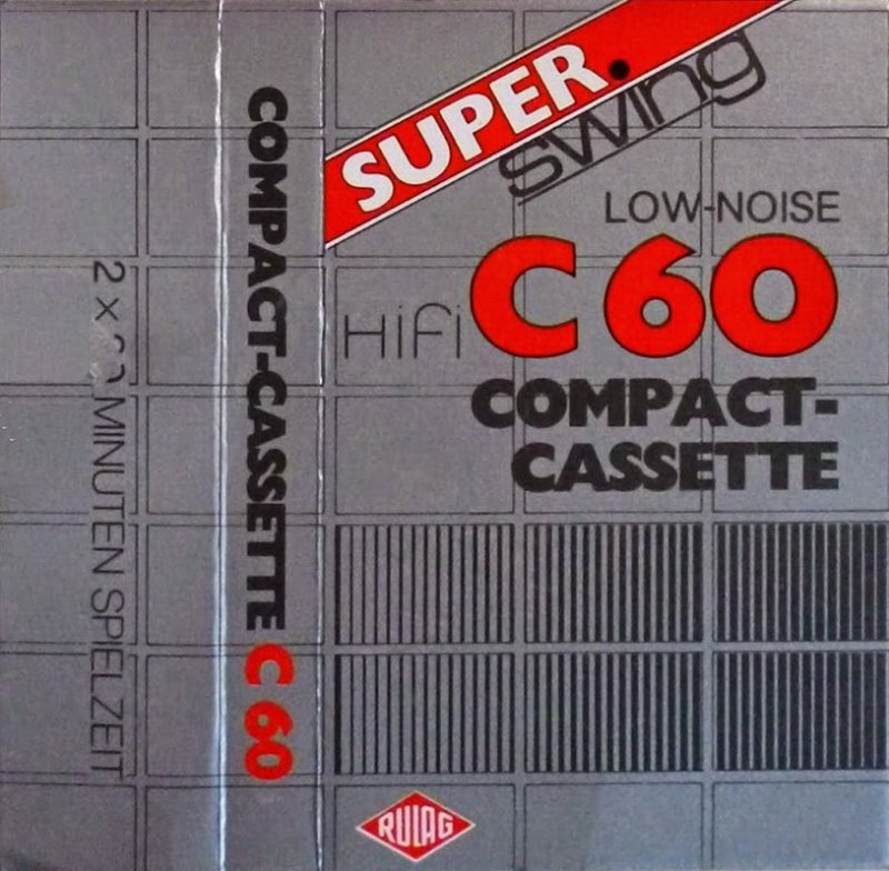 Compact Cassette Rulag Super Swing 60 Type I Normal 1982 Germany