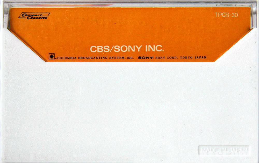 Compact Cassette CBS / Sony LN 30 Type I Normal 1973 Japan