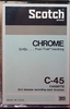 Compact Cassette Scotch Chrome 45 Type II Chrome 1975 USA