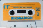 Compact Cassette Riksradion 60 Type I Normal Sweden