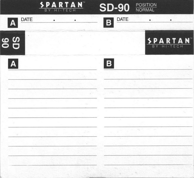 Compact Cassette: Unknown Spartan -  90