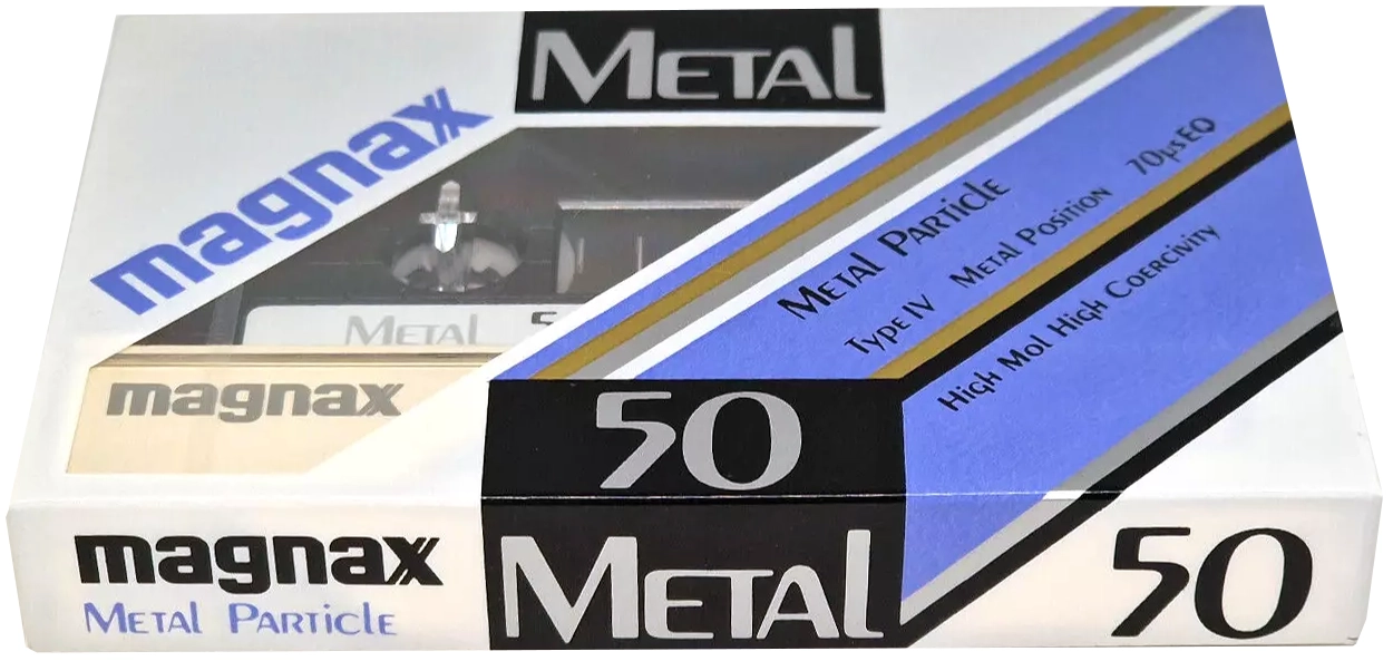 Compact Cassette Magnax Metal 50 Type IV Metal 1983 Japan