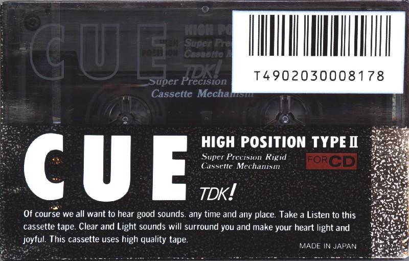 Compact Cassette: TDK  - CUE 54