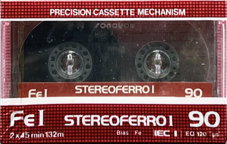 Compact Cassette Sonovox Fe I 90 Type I Normal 1985 Portugal