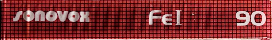 Compact Cassette Sonovox Fe I 90 Type I Normal 1985 Portugal