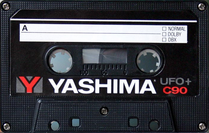 Compact Cassette Yashima UFO+ 90 Type I Normal 1983 UK