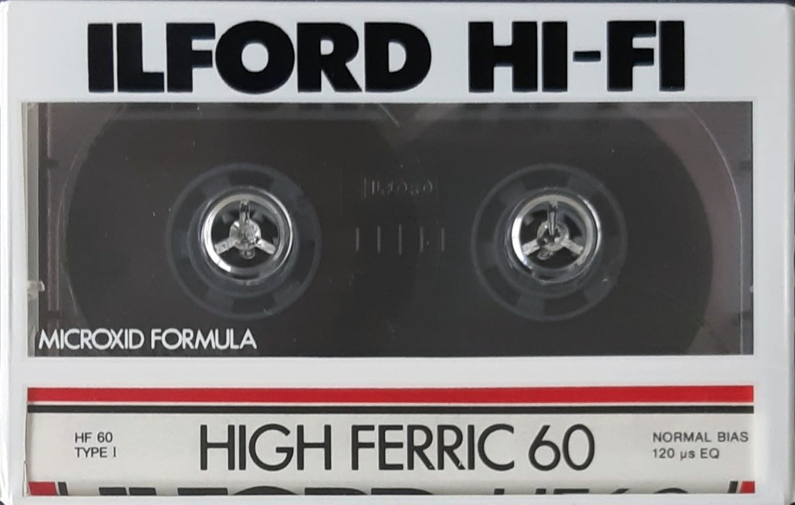 Compact Cassette Ilford HF 60 "High Ferric" Type I Normal 1984 Europe