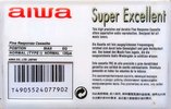 Compact Cassette Aiwa FRC 60 "SE Super Excellent" Type I Normal 1988 Worldwide