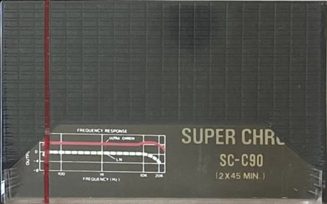 Compact Cassette No Name 90 "Super Chrom SC-C90" Type II Chrome Germany