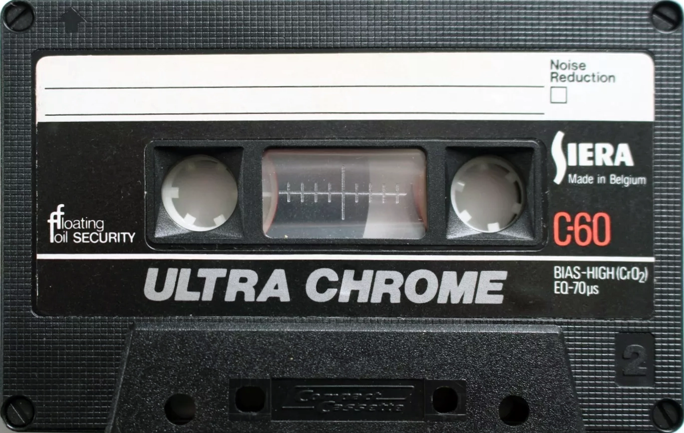 Compact Cassette Siera Ultra Chrome 60 Type II Chrome 1978 Europe