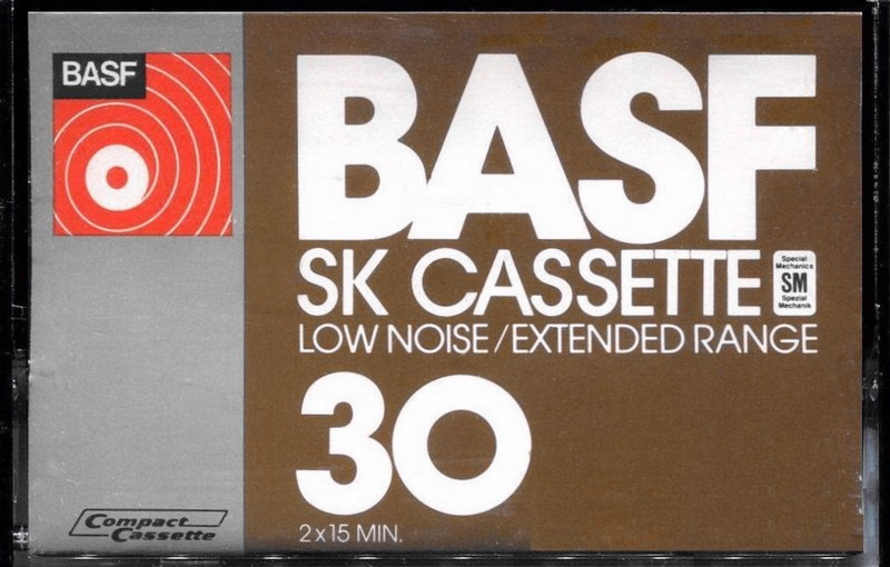 Compact Cassette BASF SK 30 Type I Normal 1973 USA