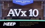 Compact Cassette KEEP AVX 10 Type I Normal 1986 Japan