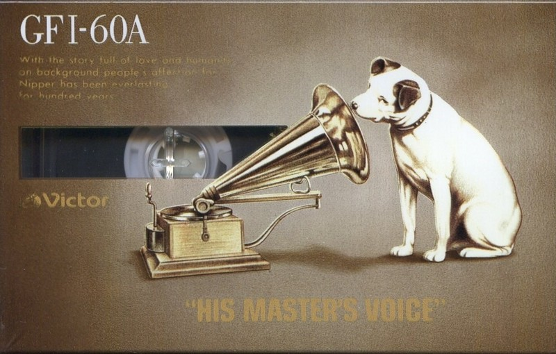 Compact Cassette Victor GFI 60 "60A His Master`s Voice" Type I Normal 1989 Japan