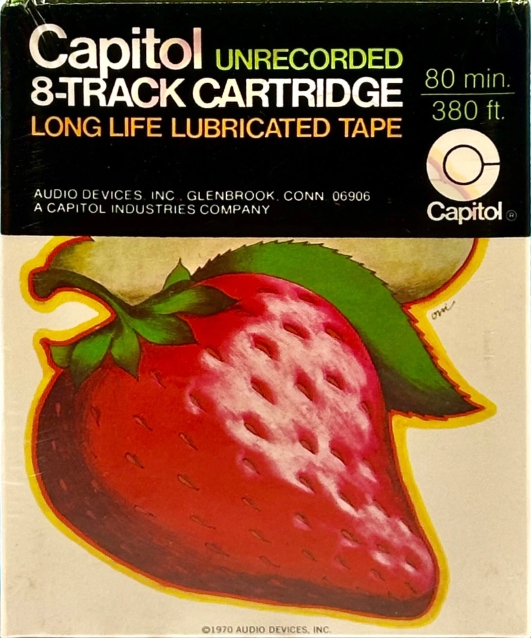 TRACK-8 Capitol 80 "STRAWBERRY" Type I Normal 1970 USA