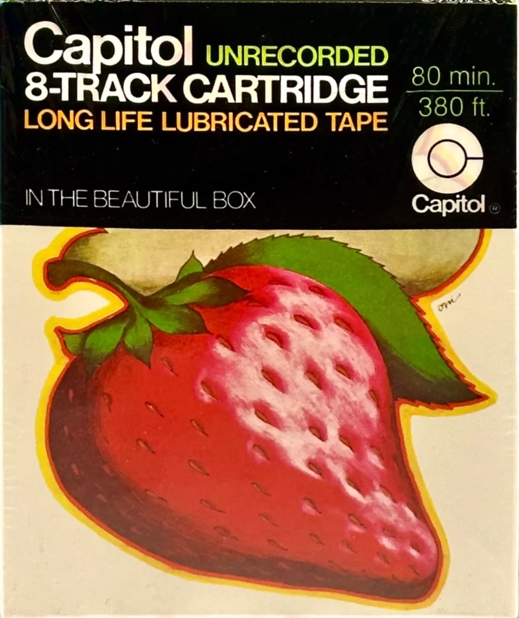 TRACK-8 Capitol 80 "STRAWBERRY" Type I Normal 1970 USA