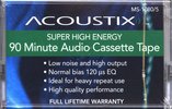 Compact Cassette Acoustix 90 Type I Normal 2004 USA