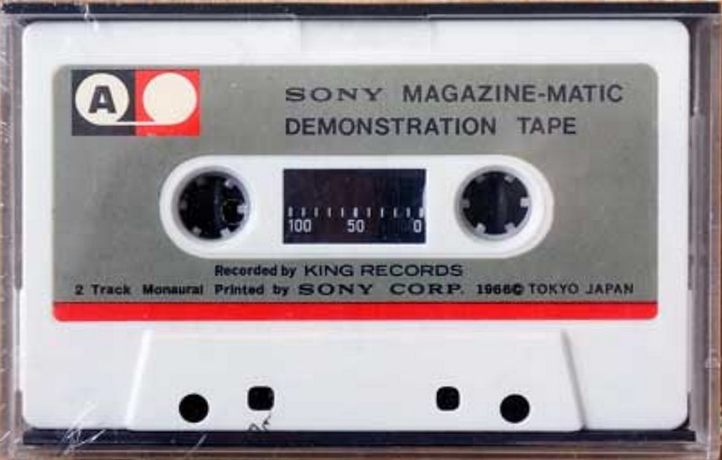 Compact Cassette Sony 60 "Magazine-Matic" Demonstration Tape 1966 Japan