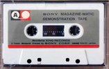 Compact Cassette Sony 60 "Magazine-Matic" Demonstration Tape 1966 Japan