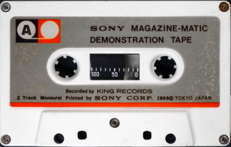 Compact Cassette Sony 60 "Magazine-Matic" Demonstration Tape 1966 Japan