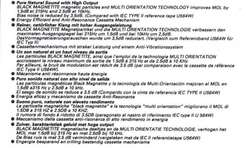 Compact Cassette: Maxell / Hitachi Maxell - XLII 60