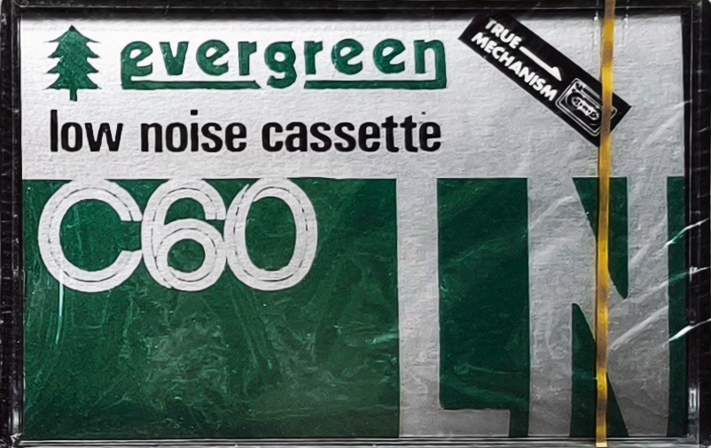 Compact Cassette Evergreen 60 "LN" Type I Normal Unknown Country