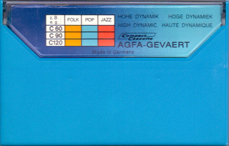 Compact Cassette AGFA Ferrocolor 60 Type I Normal 1978 Europe