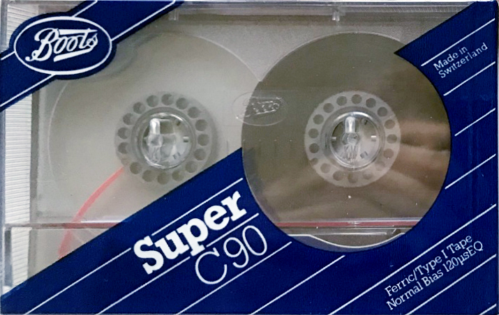 Compact Cassette Boots / Boots Audio 90 "Super" Type I Normal UK