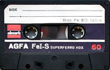 Compact Cassette Olmark 60 "AGFA Fe-I S Superior HDX" Type I Normal 1986 Germany