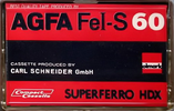 Compact Cassette Olmark 60 "AGFA Fe-I S Superior HDX" Type I Normal 1986 Germany