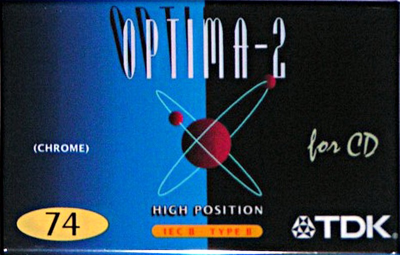 Compact Cassette TDK Optima 74 Type II Chrome 2001 Europe