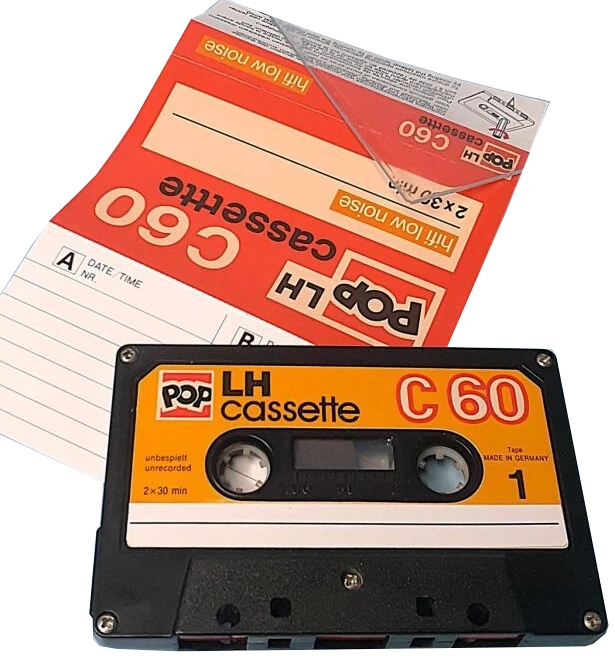 Compact Cassette Pop LH 60 Type I Normal 1977 Unknown Country