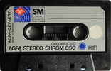Compact Cassette AGFA Stereochrom 90 Type II Chrome 1978 Europe