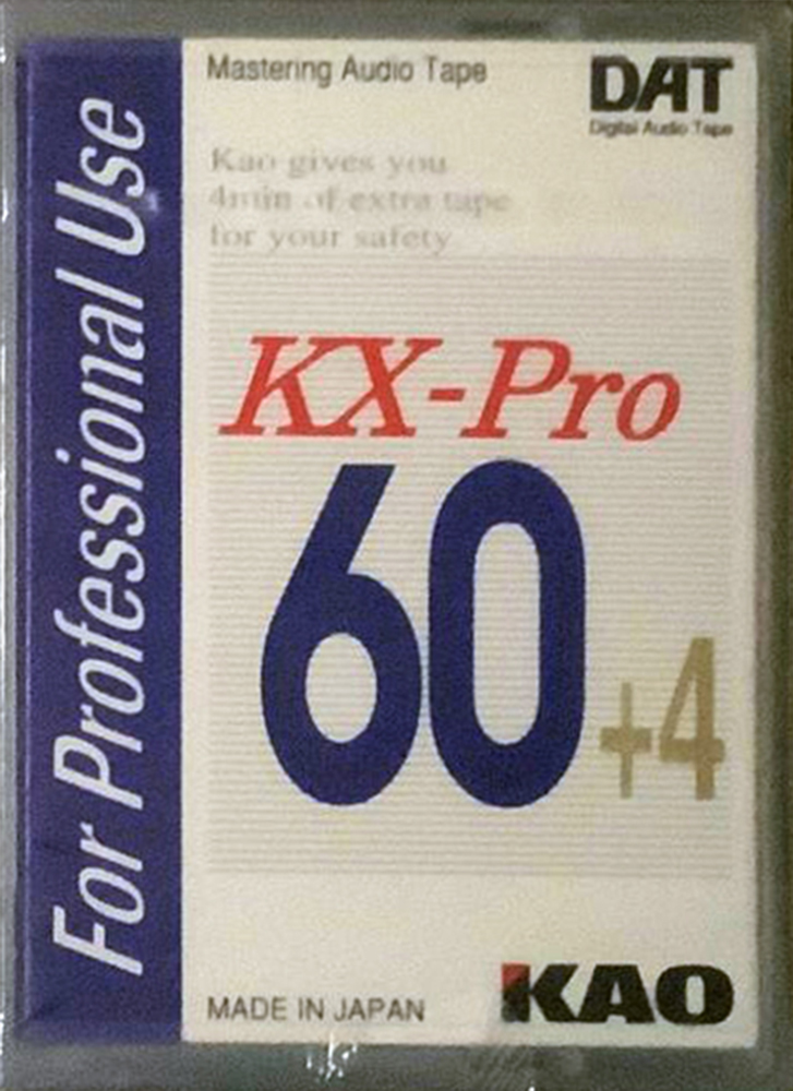 Digital Audio Tape KAO KX-Pro 64 Type IV Metal 1996 Japan