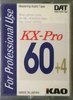 Digital Audio Tape KAO KX-Pro 64 Type IV Metal 1996 Japan