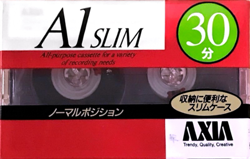 Compact Cassette AXIA A1 30 "A1SA30" Type I Normal 1993 Japan