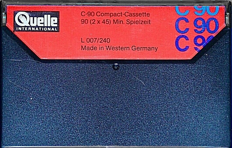 Compact Cassette Universum 90 "Low Noise I" Type I Normal 1981 Europe