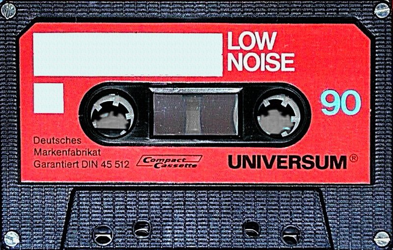 Compact Cassette Universum 90 "Low Noise I" Type I Normal 1981 Europe