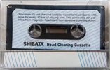 Compact Cassette Shibata Cleaning Cassette Unknown Country