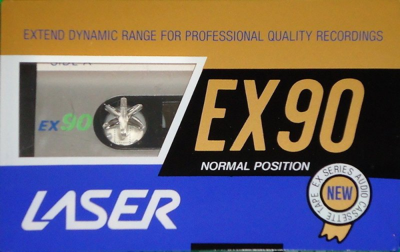 Compact Cassette Laser EX 90 Type I Normal 1988 Japan